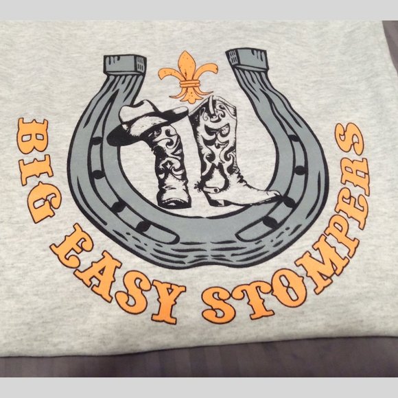 New Orleans (NOLA) Cowboy Souvenir T-shirt, Big Easy Stompers LGBTQ Dance Club - Picture 1 of 4